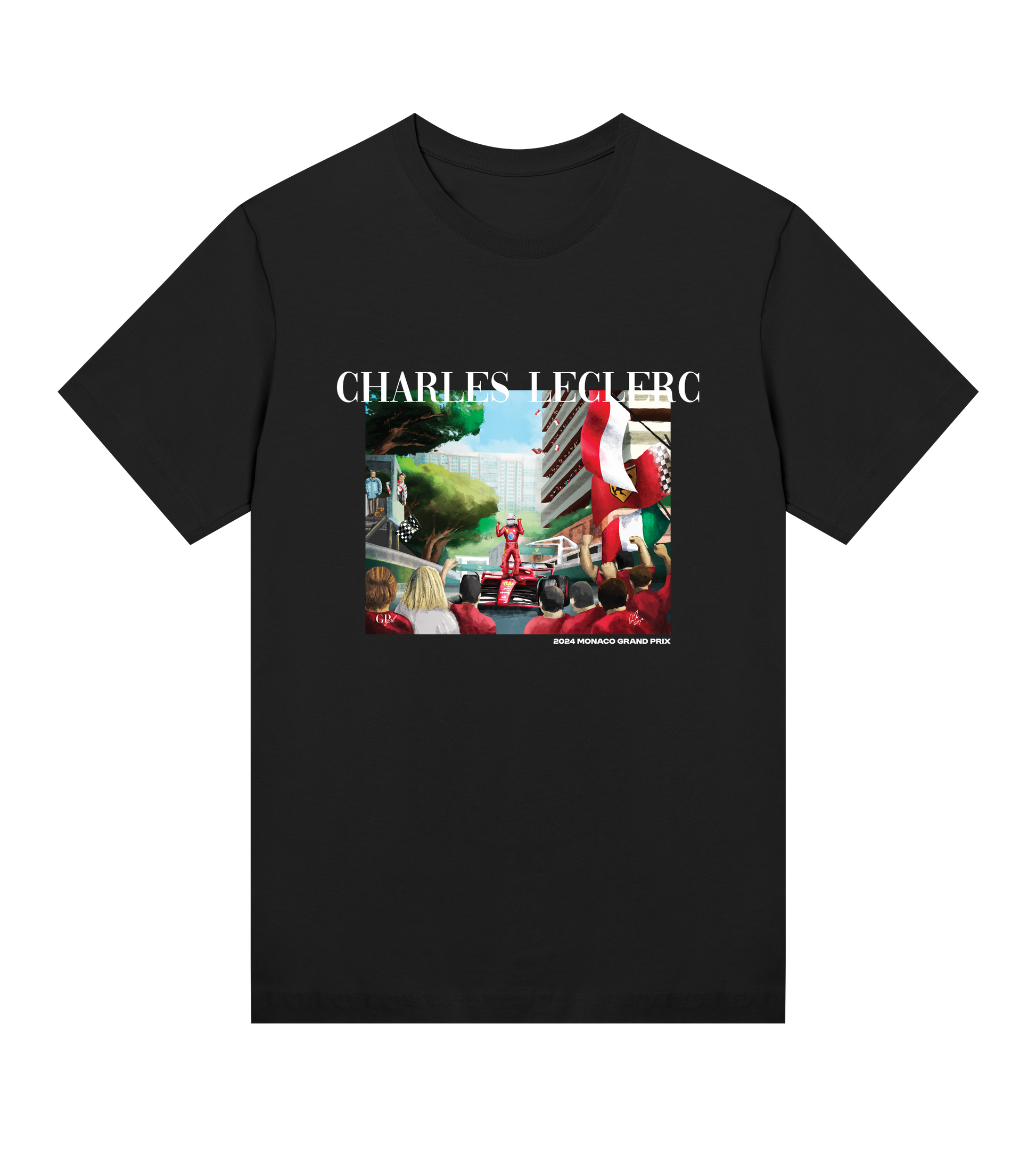 Charles Leclerc Monaco GP T-shirt